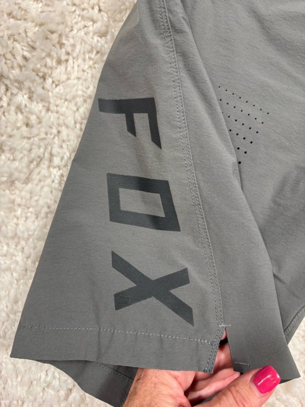 Fox Racing Flexair Men’s Mountain Bike Shorts Gray Size 34 MTB Cycling - Picture 4 of 14